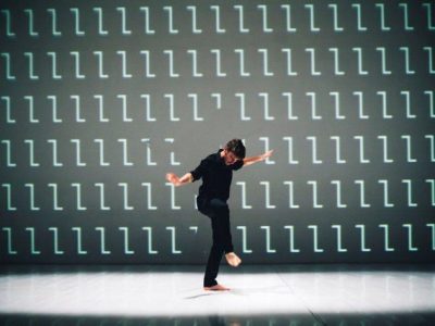 foto di un danzatore per lo spettacolo di Antonio Montanile - Dismisura, ovvero J’ai pas d’autre choix